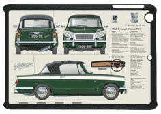 Triumph Vitesse Mk2 Convertible 1966-68 Small Tablet Covers